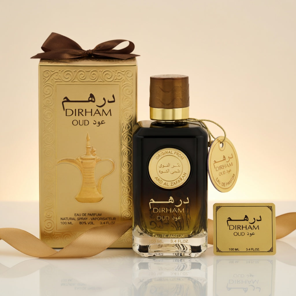 Dirham Oud EDP 100ML Unisex perfume by Ard Al Zaafaran - Woody, oriental, fresh, warm, sandalwood, rose, oud