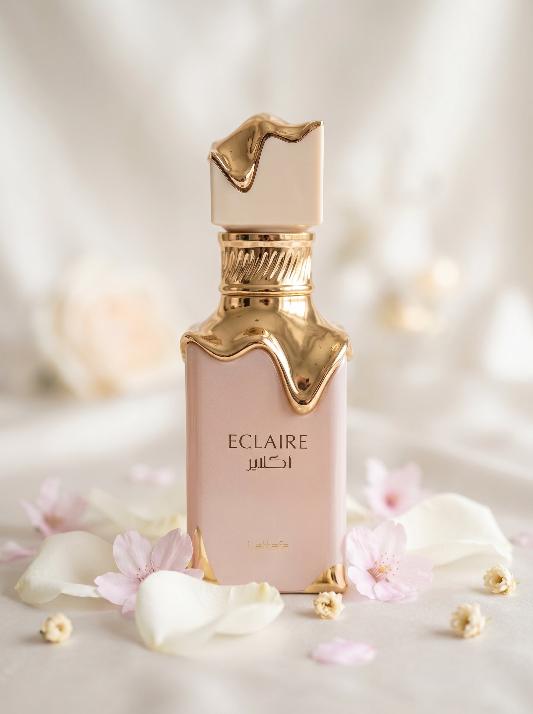 Lattafa Eclaire - Vanilla, Caramel, Sweet, Floral - Eau de Parfum Long-Lasting Fragrance for Women, 3.40 Ounce / 100 ml