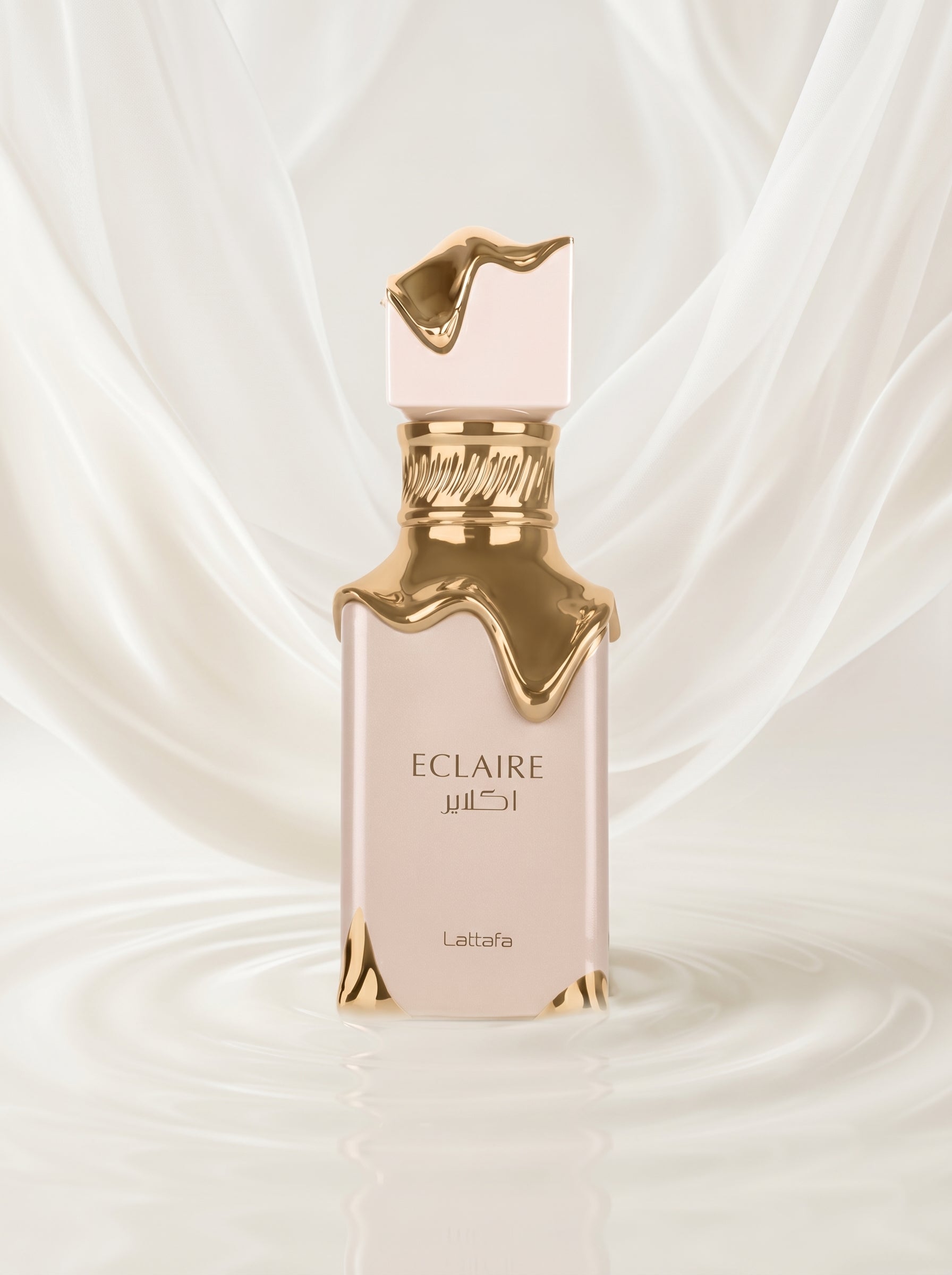 Lattafa Eclaire - Vanilla, Caramel, Sweet, Floral - Eau de Parfum Long-Lasting Fragrance for Women, 3.40 Ounce / 100 ml